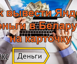 Как вывести Яндекс деньги на карточку в Беларуси