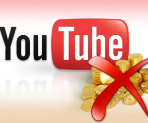 Youtube отключает монетизацию